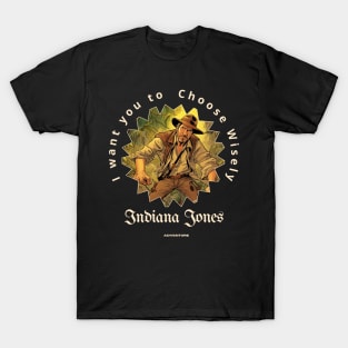 Indiana Jones victor illustration designe T-Shirt